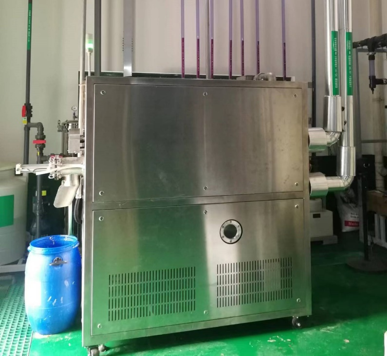 民乐县无锡某电子汽车有限公司ZQ-JJ-1T蒸汽低温结晶蒸发设备制程废液案例