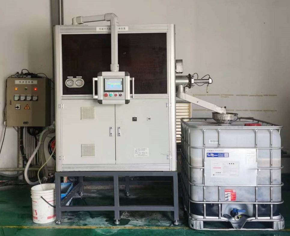 民乐县某机械有限公司ZQ-JJ-0.5T蒸汽低温结晶蒸发设备乳化液案例